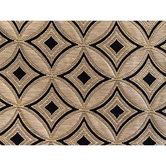 VTG Painted Pony Black & Gold Linen Blend Jacket, Tapestry, Jacquard, SP - Picture 5 of 14